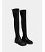 Morgan Laars 1Socko Overknee Zwart