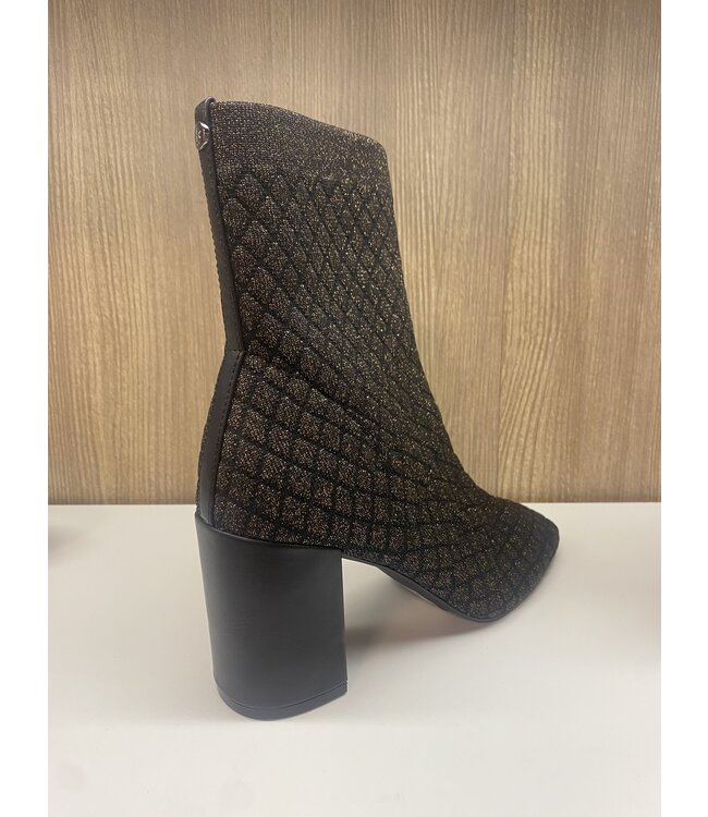 La Strada Enkellaars Bronze Squared Knitted