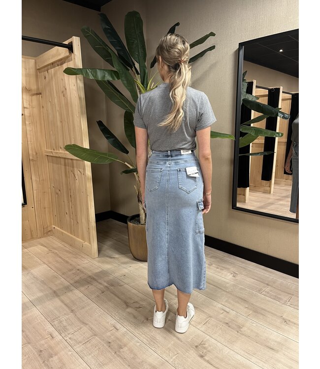 HM Jeans Rok Washed Cargo Iconic Musthaves