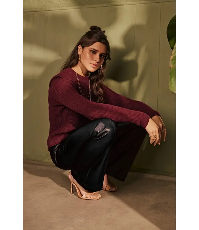 Radical Sweater Hazel Burgundy