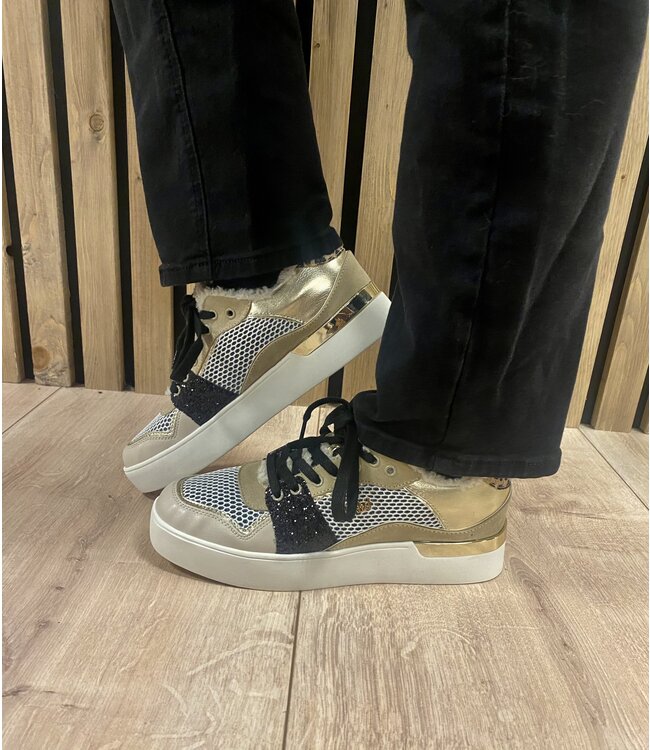 La Strada Sneaker Beige Mesh