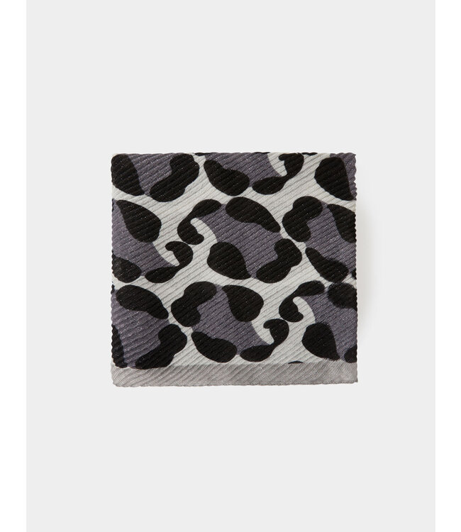 Morgan Sjaal 5Pliss Grijs