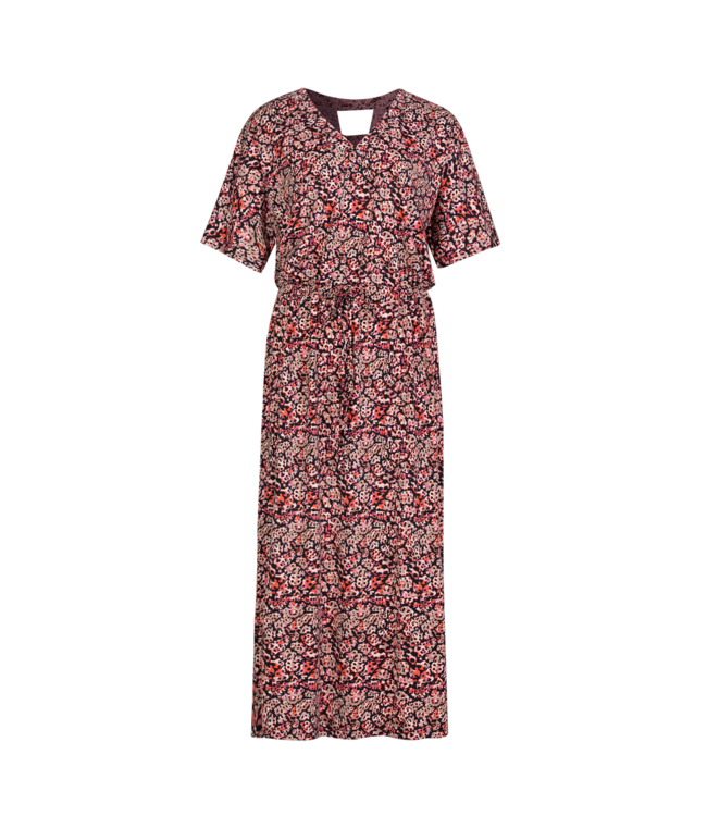 G-maxx Jurk Meyra Zwart/Poppy