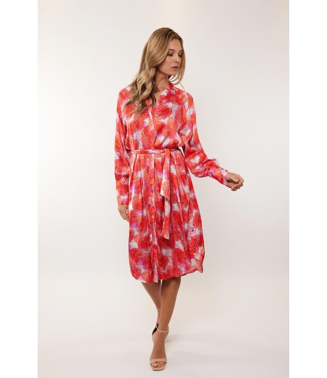 G-maxx Jurk Baylee Pink/Poppy