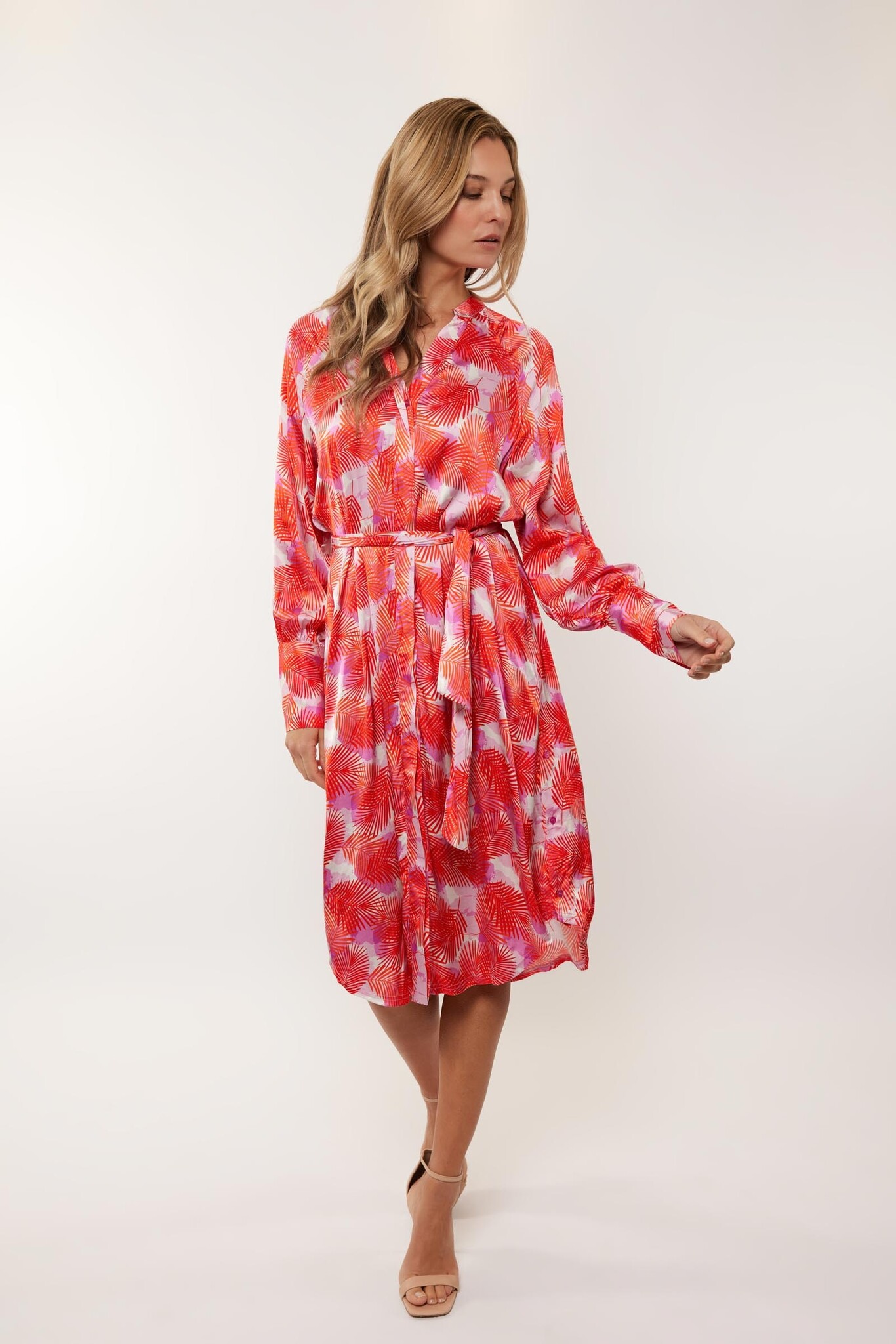 G maxx Jurk Baylee Pink Poppy Iconic Musthaves