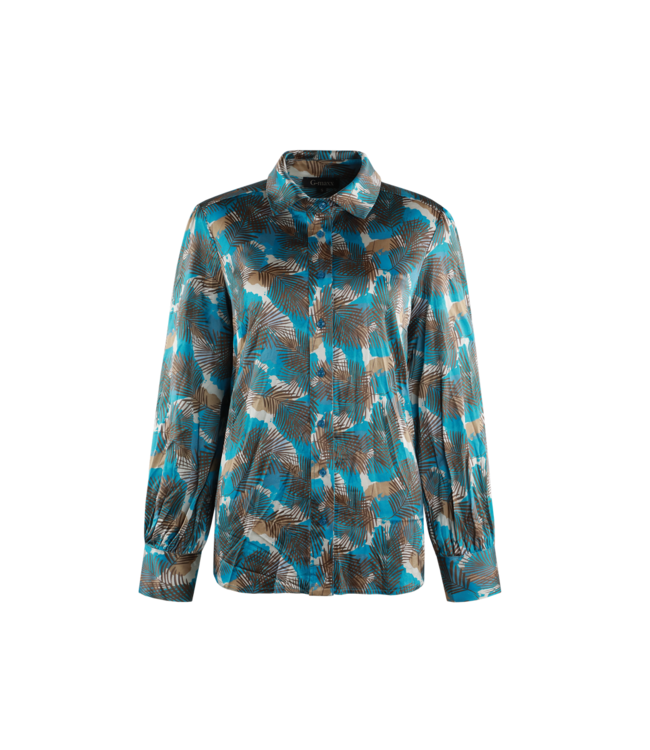G-maxx Blouse Berrin Blauw/Groen