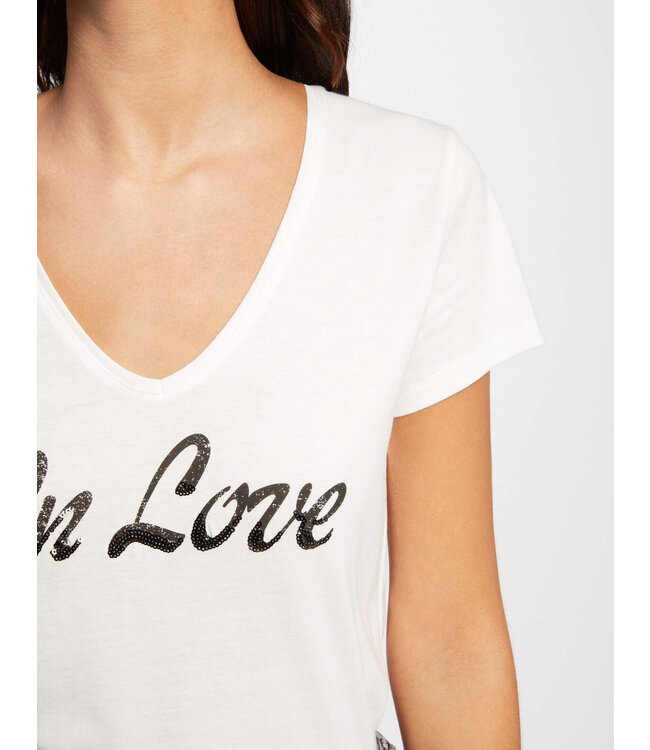 Morgan T-shirt Dlagon Offwhite