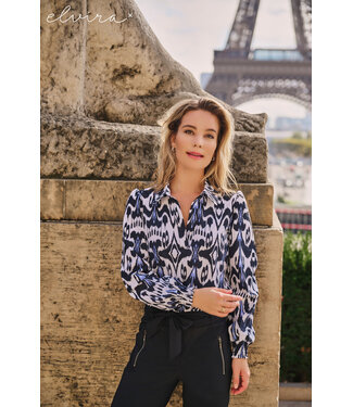 Elvira Elvira Blouse Carmen Moral Navy