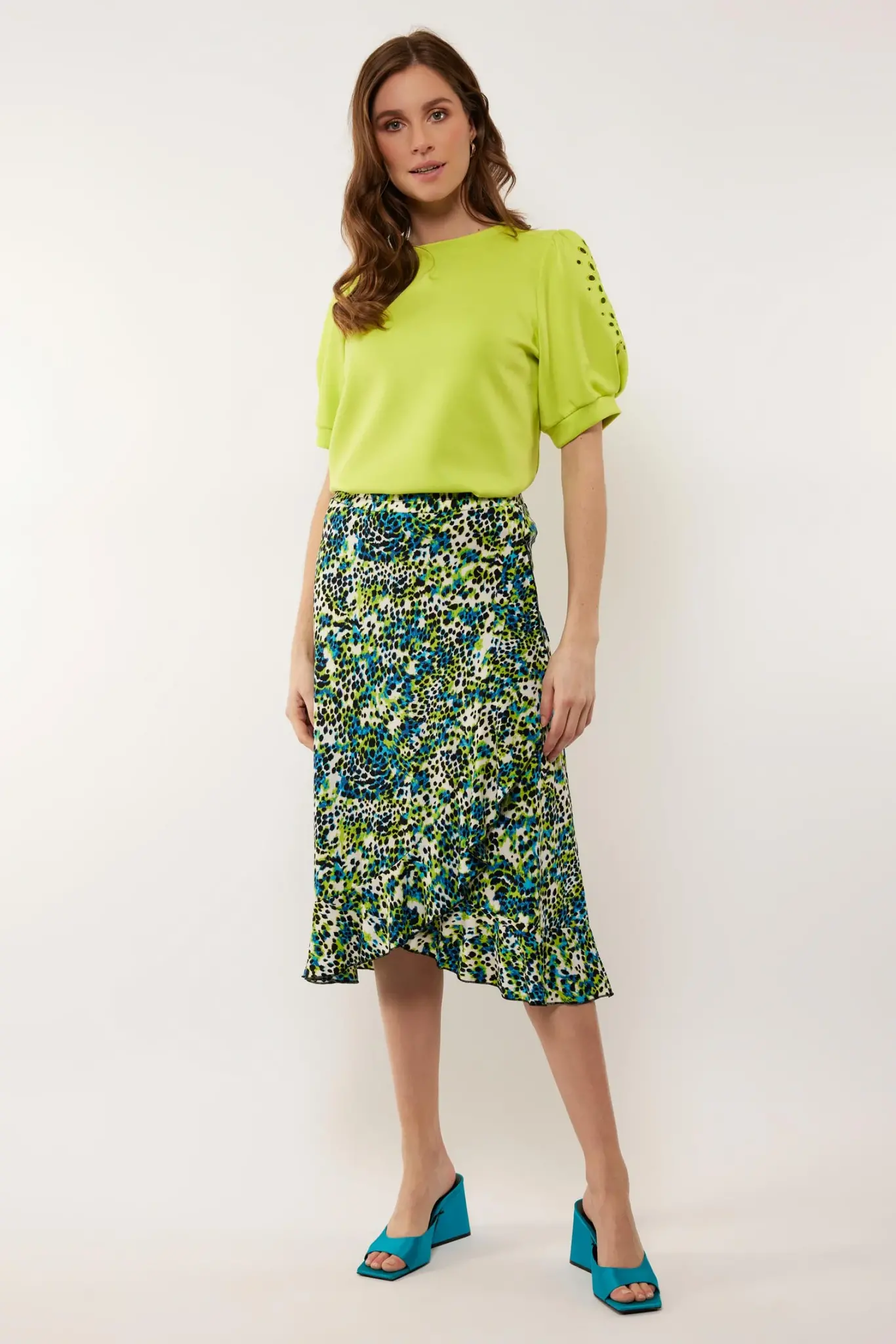 G maxx Rok Bodil Groen Blauw Iconic Musthaves