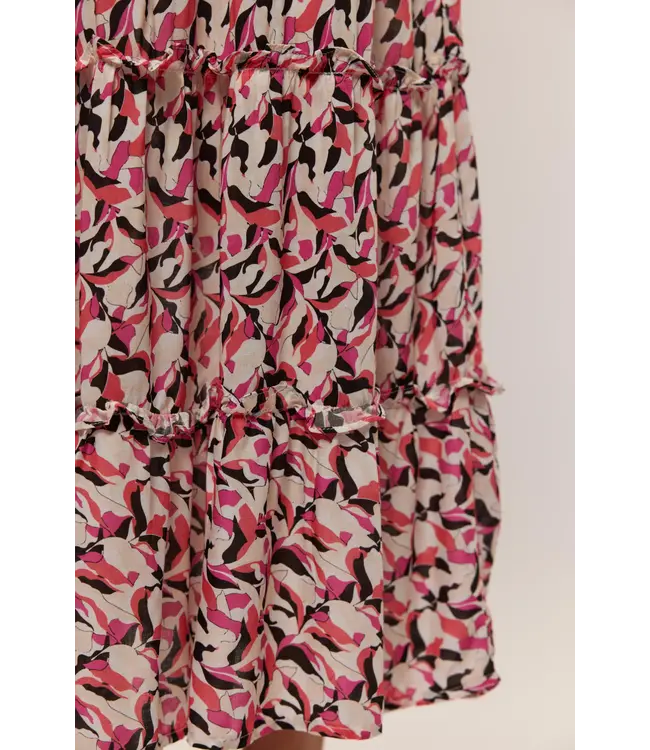 G-maxx Rok Carrie Print Koraal