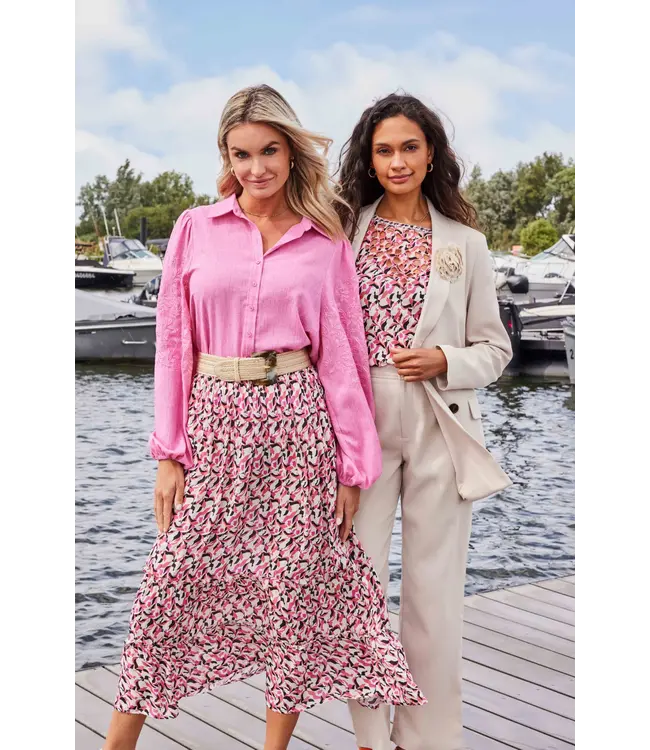 G-maxx Rok Carrie Print Koraal