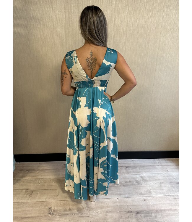 Rinascimento Jurk Print Verde