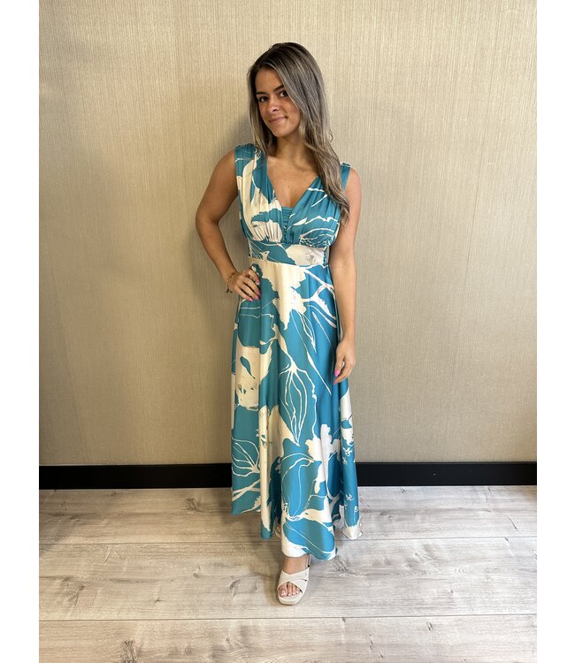 Rinascimento Jurk Print Verde