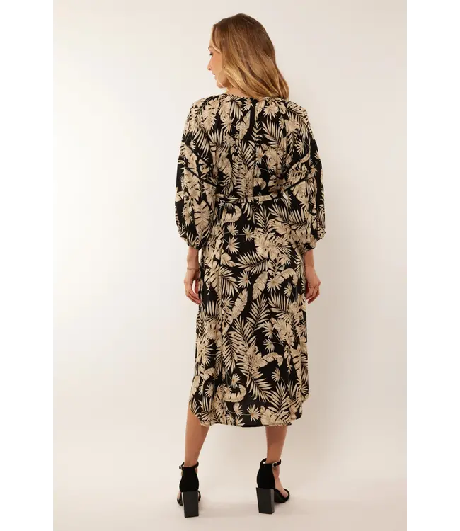 G-maxx Jurk Cindy Zwart/Sahara