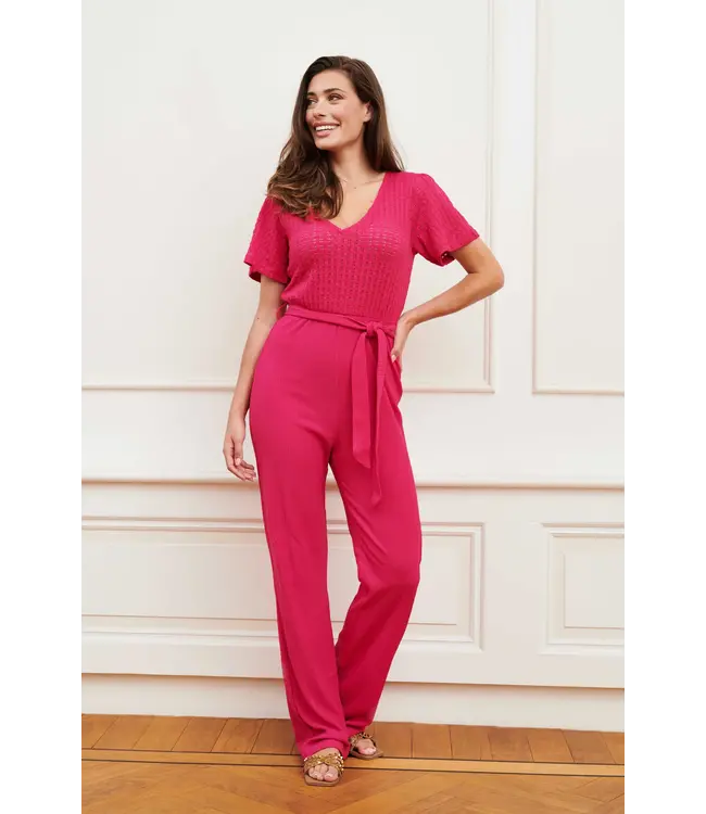 Lofty Manner Jumpsuit Trinity Pink
