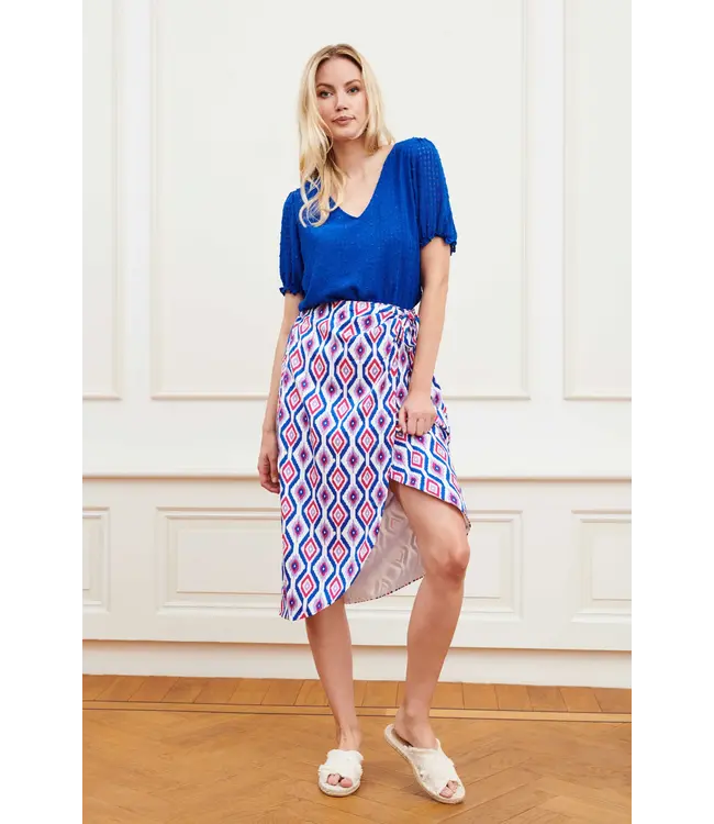 Lofty Manner Rok Selena Lilac Aztec