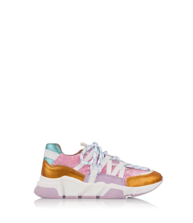 DWRS Label DWRS Sneaker Los Angeles Pink/Orange