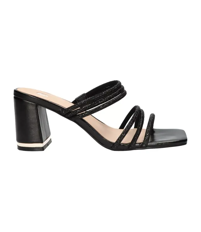 La Strada Sandalette Black Stones