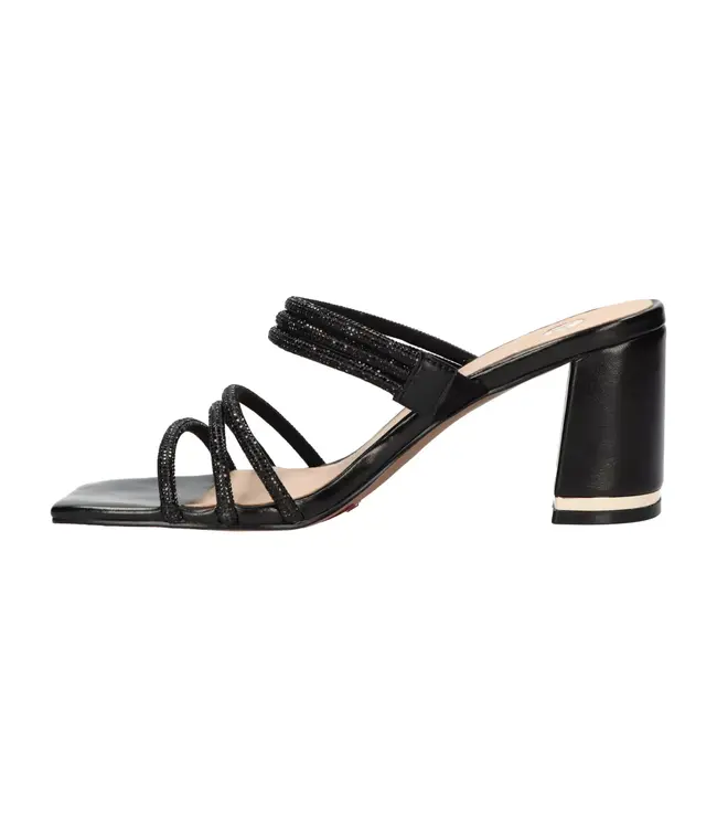 La Strada Sandalette Black Stones