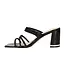La Strada Sandalette Black Stones