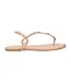 La Strada Slipper Gold Stones