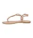La Strada Slipper Gold Stones