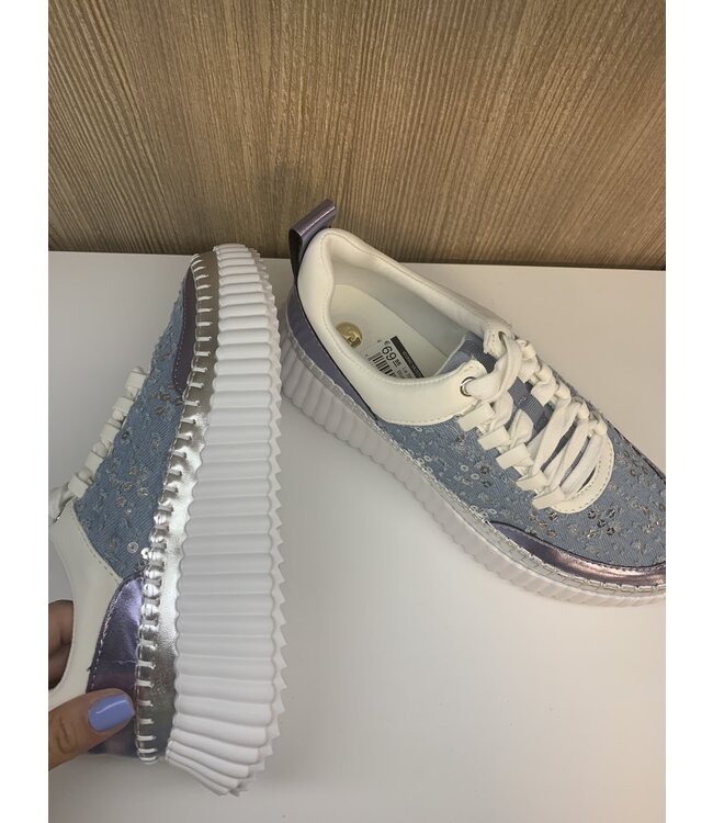 La Strada Sneaker Blue Jeans