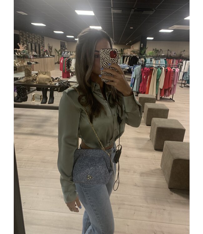 Rinascimento Tas Glitter Light Blue