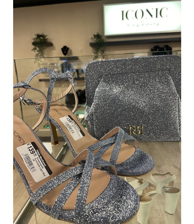 Rinascimento Tas Glitter Light Blue