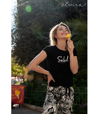 Elvira Elvira T-shirt Soleil Black