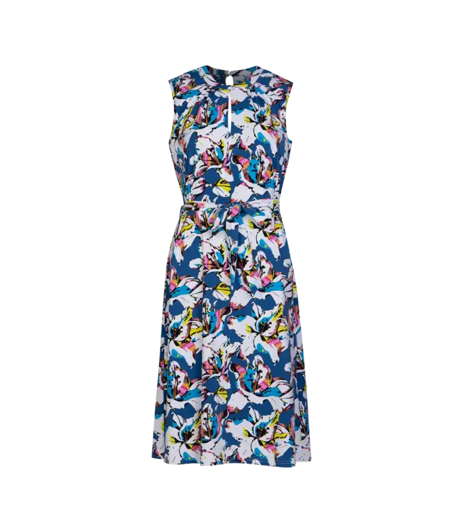 G-maxx Jurk Dido Offwhite/Blue