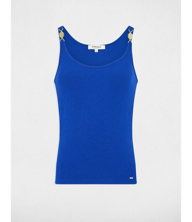 Morgan Top Dubo Blauw