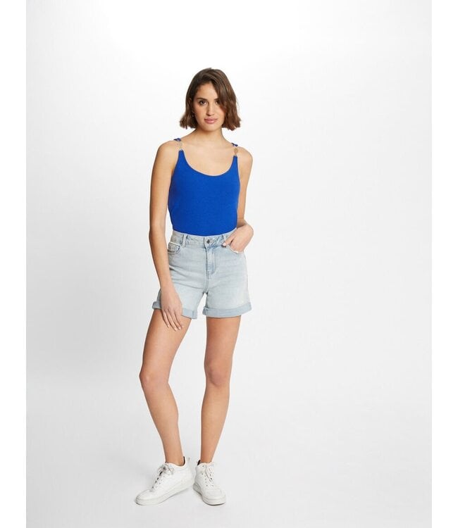 Morgan Top Dubo Blauw