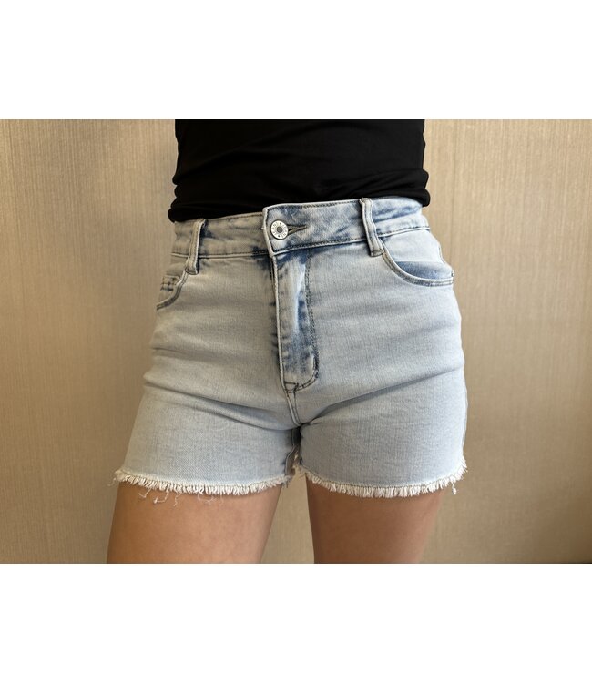 Jeans Short Washed blue