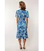 G-maxx Jurk Anastasia Offwhite/Blue