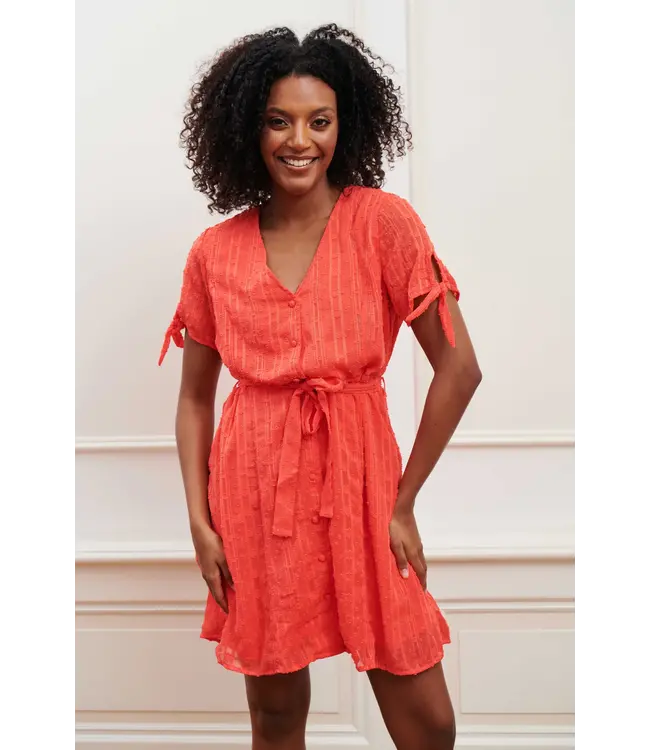 Lofty Manner Jurk Karsina Hot Pink