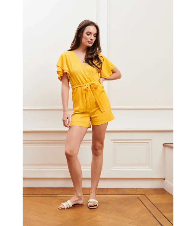 Lofty Manner Playsuit Mylene Yellow