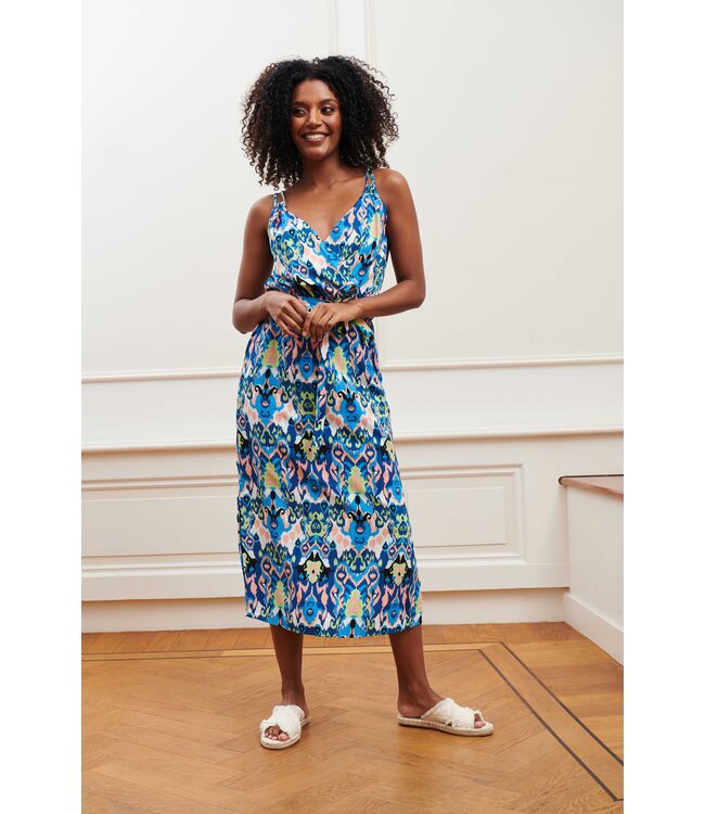 Lofty Manner Jurk Ireen Shark Bay Print