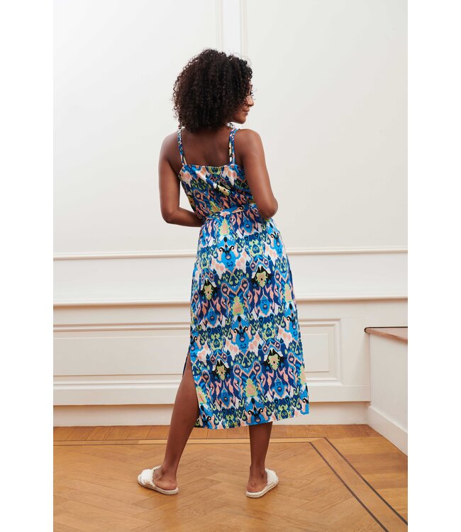 Lofty Manner Jurk Ireen Shark Bay Print