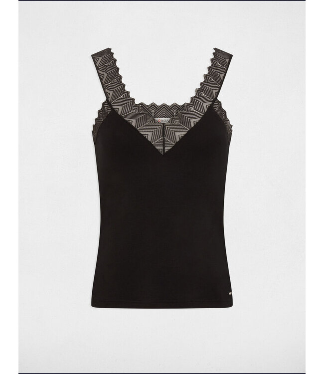 Morgan Top Dnae Black