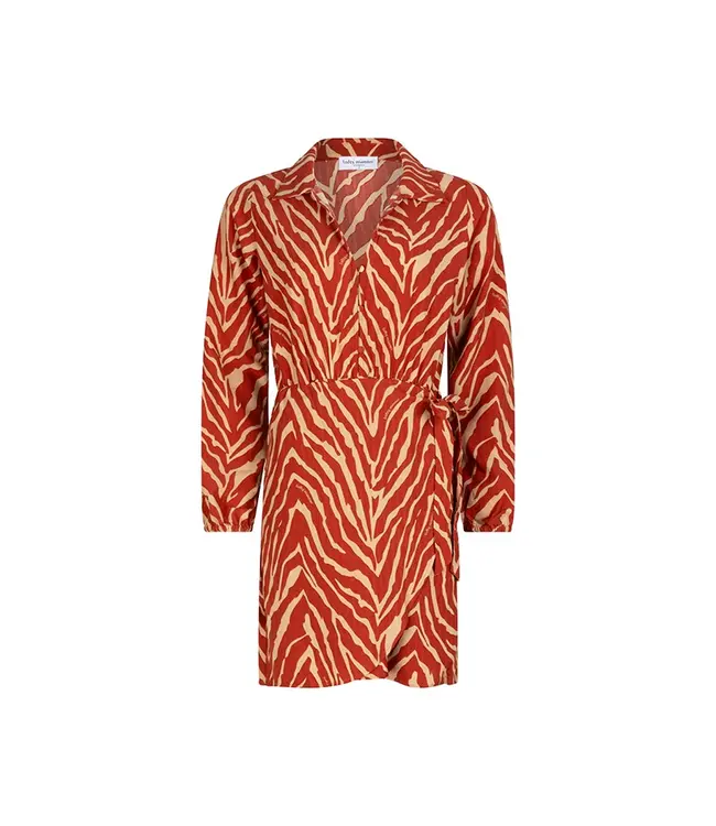 Lofty Manner Jurk Chelsee Zebra Print