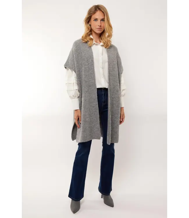 G-maxx Vest Eleya Grey Melange