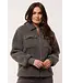 C&S The Label C&S Jacket Cherry Grijs Melange