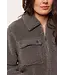 C&S The Label C&S Jacket Cherry Grijs Melange