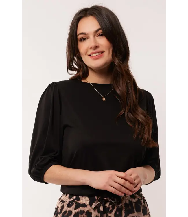 C&S The Label C&S T-shirt Calista Zwart