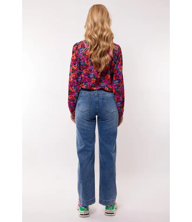 C&S Broek Ciara Denim Dark Blue