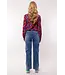 C&S The Label C&S Broek Ciara Denim Dark Blue