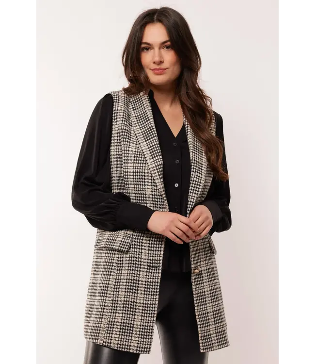 C&S The Label C&S Gilet Charlin Zwart