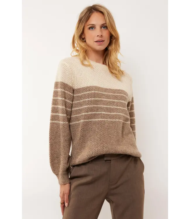 G-maxx G-maxx Trui Esmina Wool White / Sahara