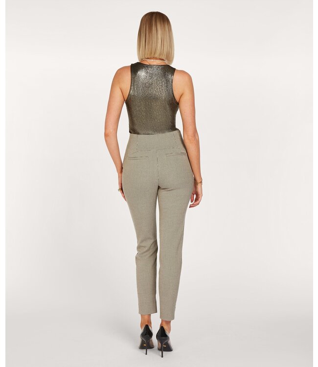 Josh V Broek Mieke Mocha Brown Check